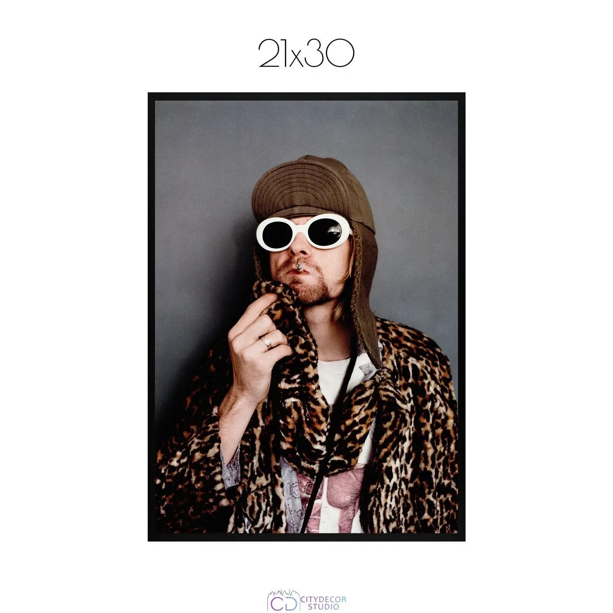 Постер Citydecor Kurt Cobain арт. 5 (1 постер 21x30 см без рамы)