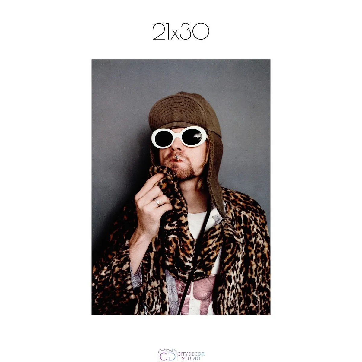 Постер Citydecor Kurt Cobain арт. 5 (1 постер 21x30 см без рамы)