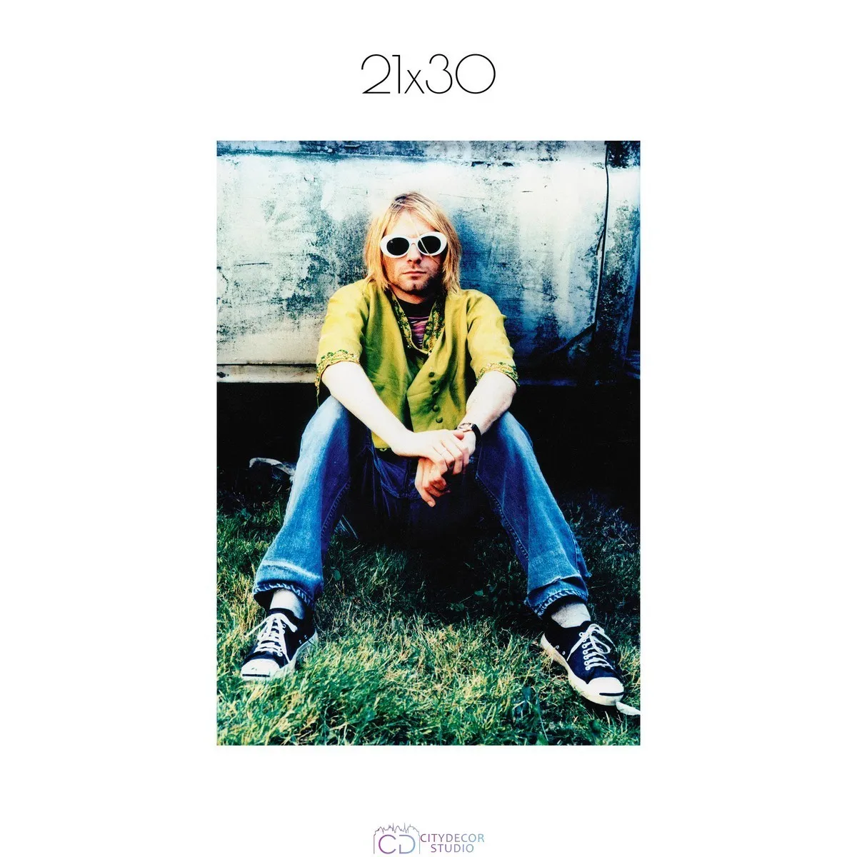 Постер Citydecor Kurt Cobain арт. 6 (1 постер 21x30 см без рамы)