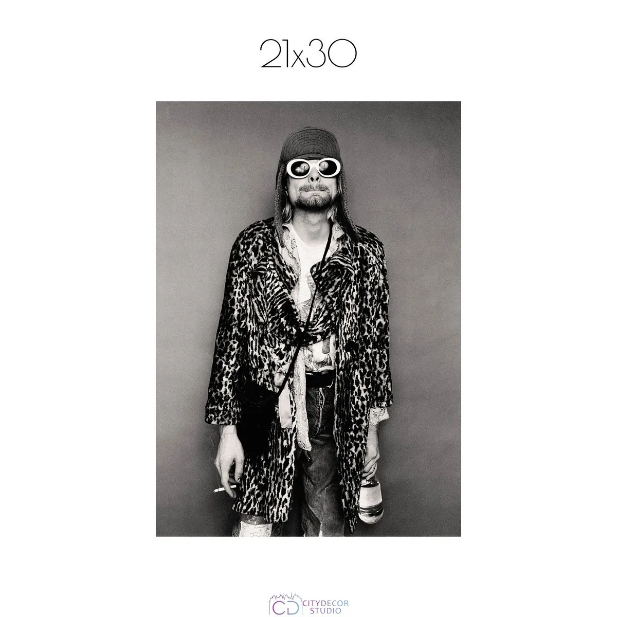 Постер Citydecor Kurt Cobain арт. 7 (1 постер 21x30 см без рамы)