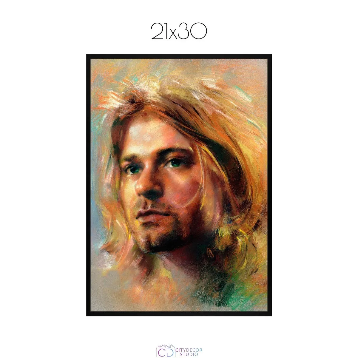 Постер Citydecor Kurt Cobain арт. 8 (1 постер 21x30 см без рамы)