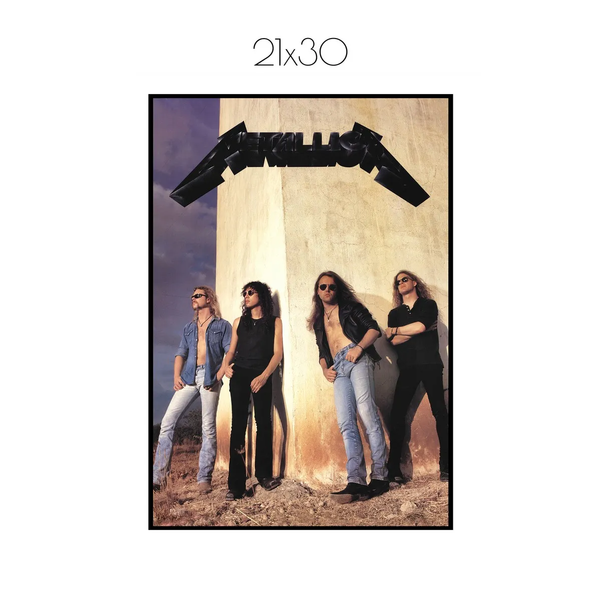 Постер Citydecor Metallica арт. 1 (1 постер 21x30 см без рамы)