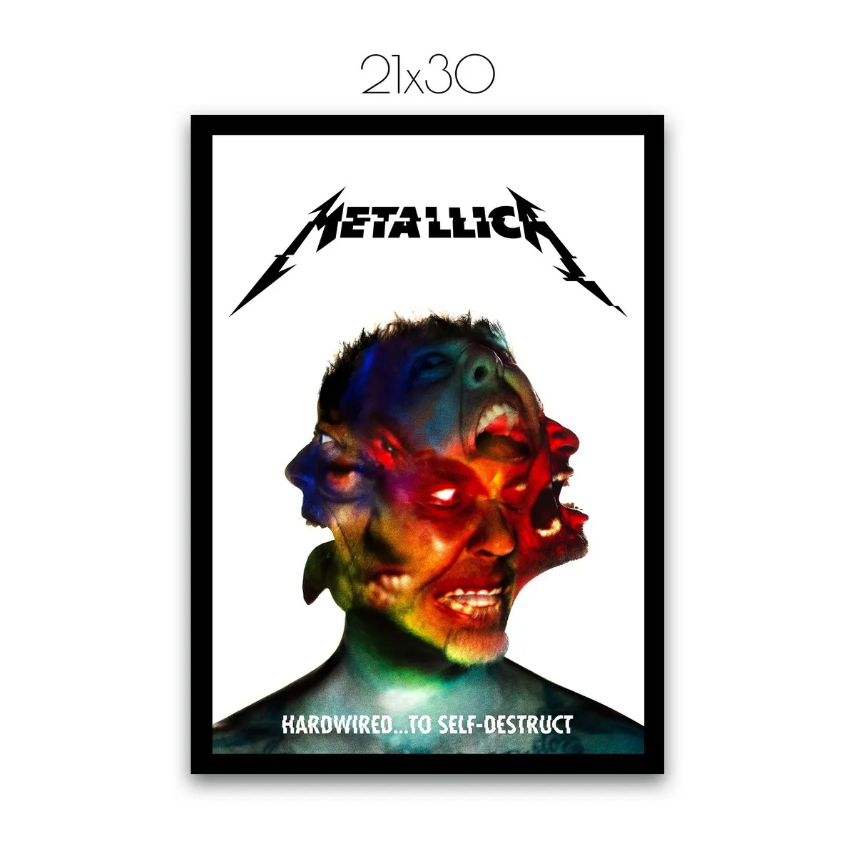 Постер Citydecor Metallica арт. 4 (1 постер 21x30 см без рамы)