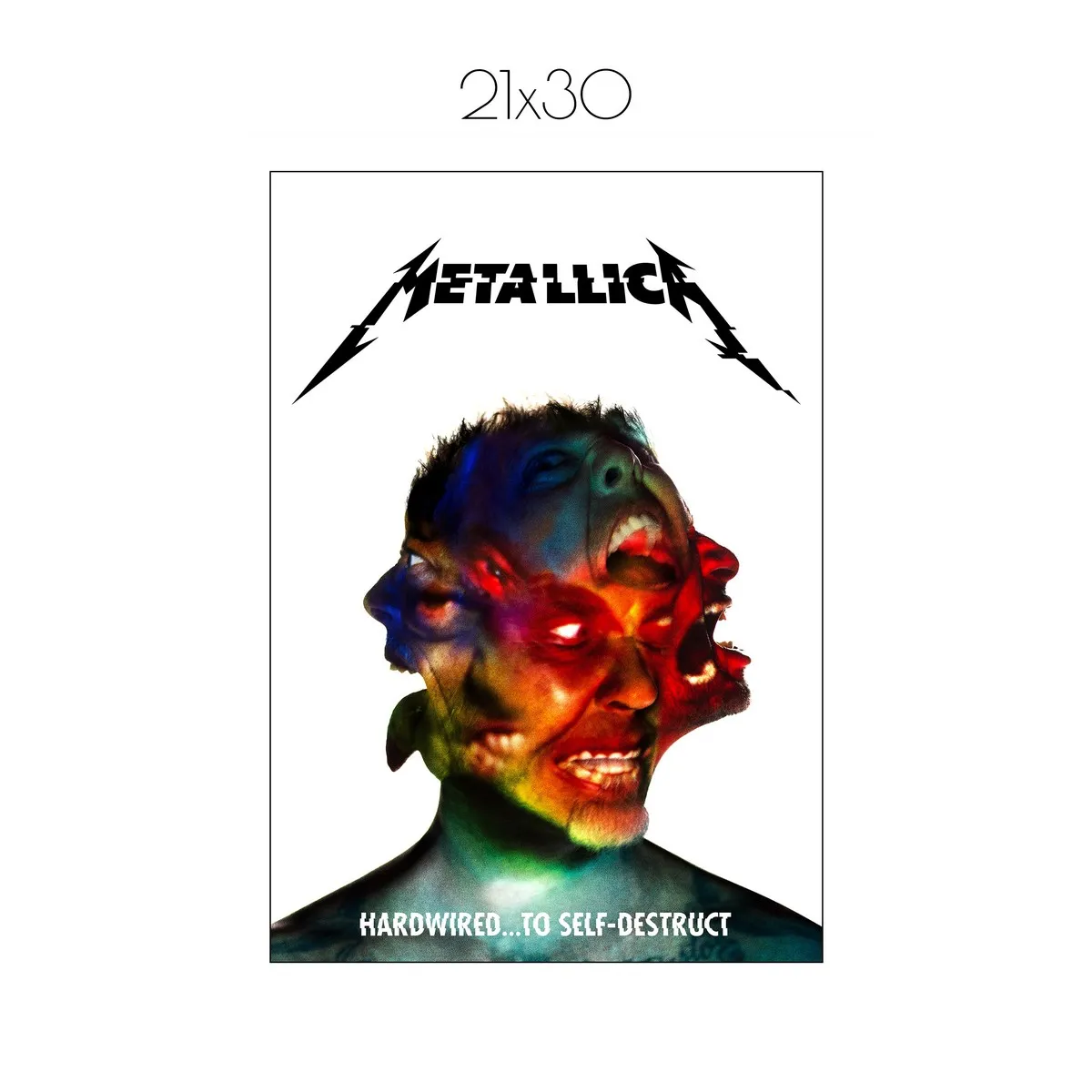 Постер Citydecor Metallica арт. 4 (1 постер 21x30 см без рамы)