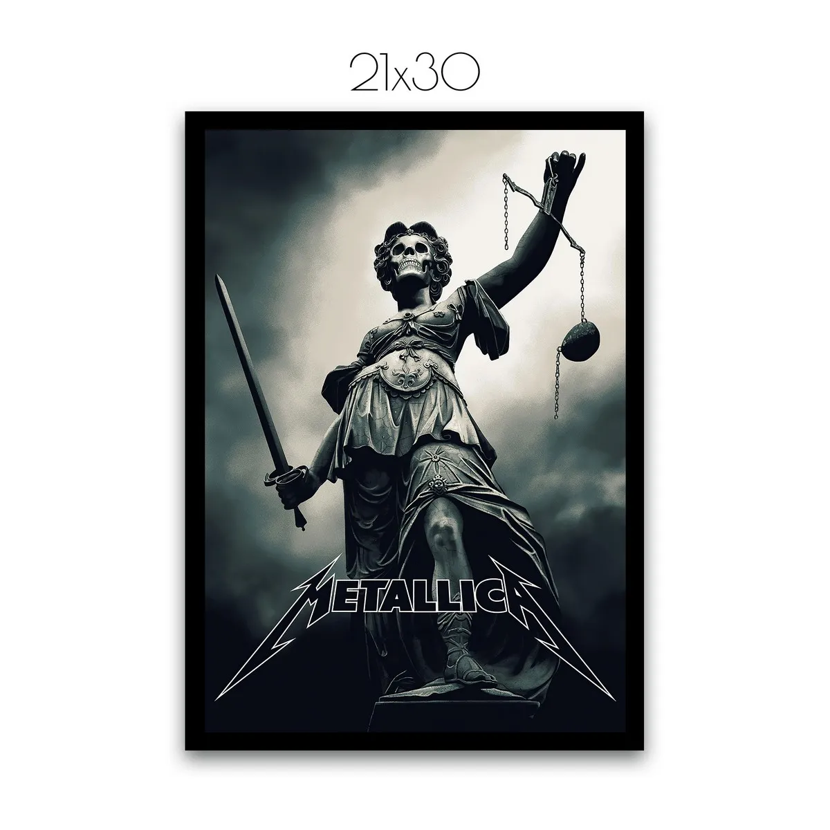 Постер Citydecor Metallica арт. 6 (1 постер 21x30 см без рамы)