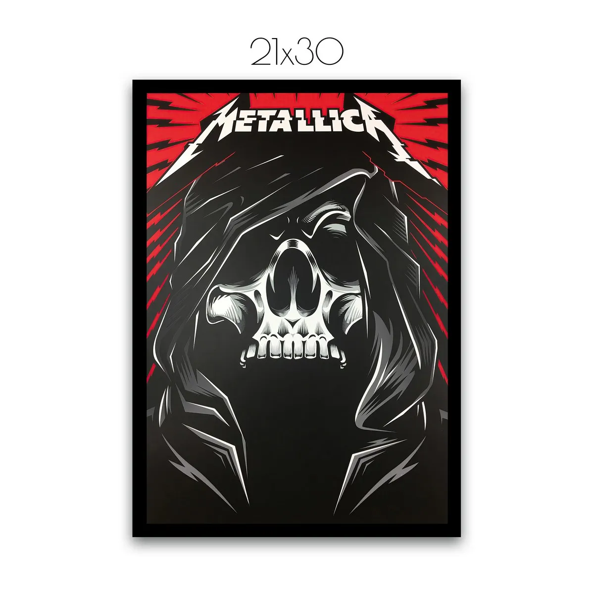 Постер Citydecor Metallica арт. 7 (1 постер 21x30 см без рамы)