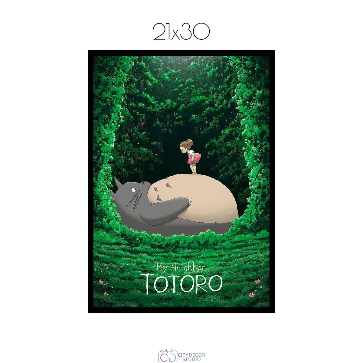Постер Citydecor Мой сосед Тоторо арт. 1 (1 постер 21x30 см без рамы)