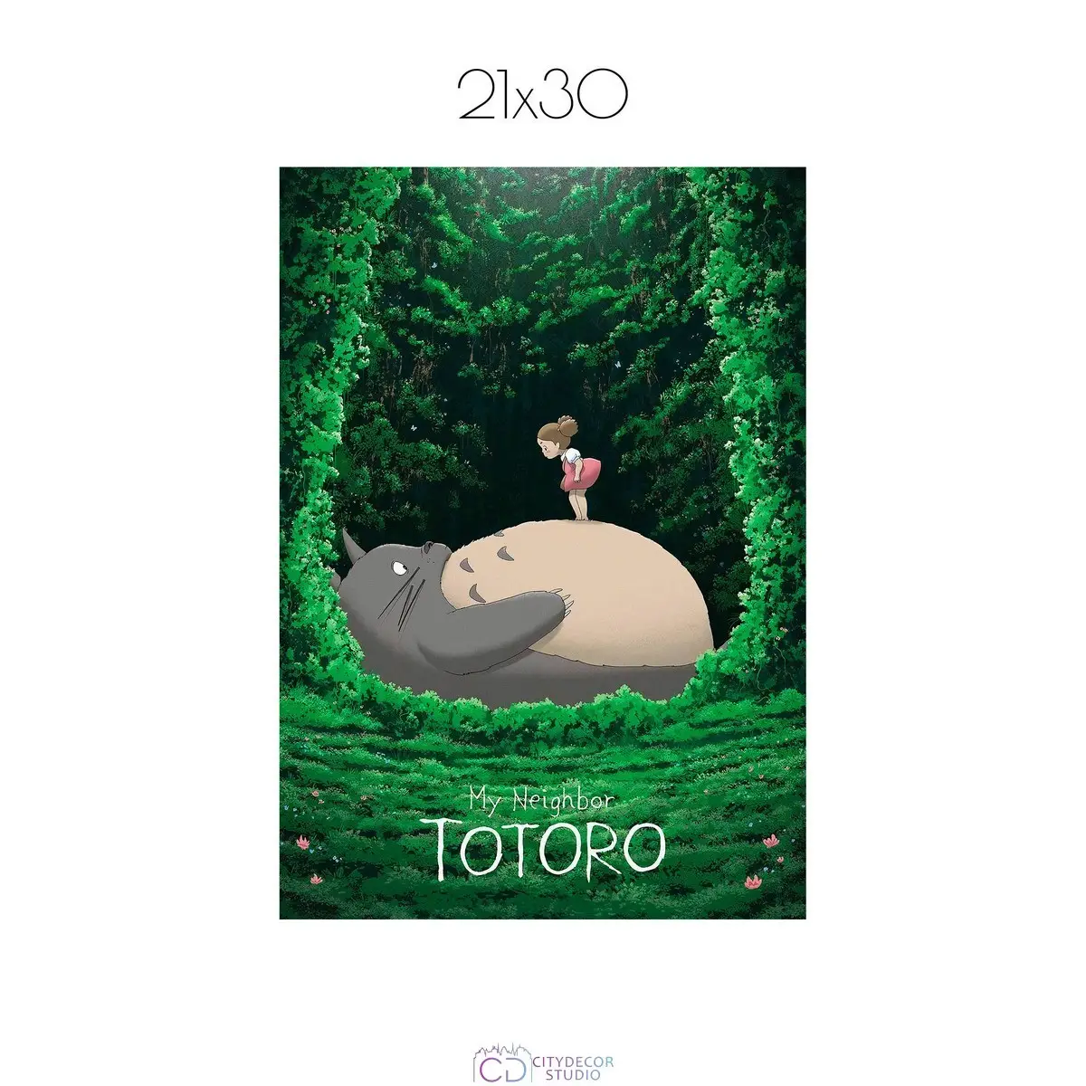 Постер Citydecor Мой сосед Тоторо арт. 1 (1 постер 21x30 см без рамы)