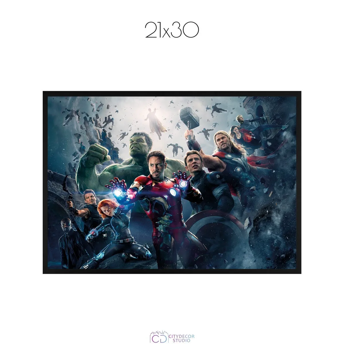 Постер Citydecor Мстители арт. 15 (1 постер 21x30 см без рамы)