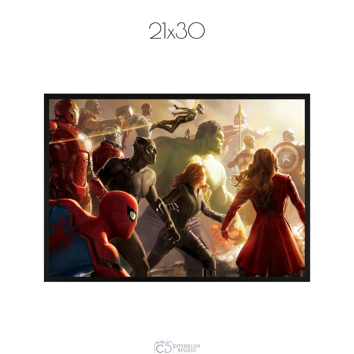 Постер Citydecor Мстители арт. 16 (1 постер 21x30 см без рамы)