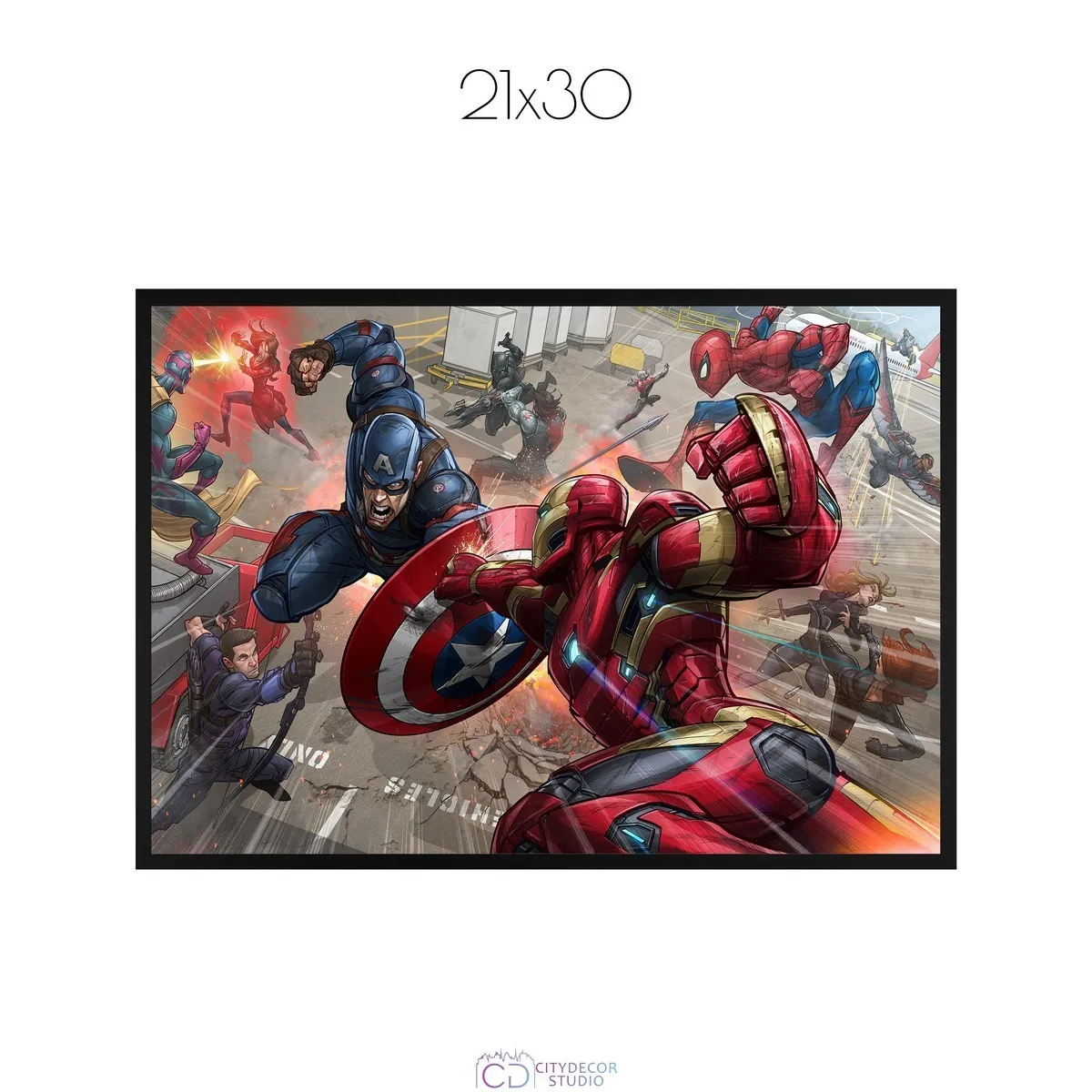 Постер Citydecor Мстители арт. 19 (1 постер 21x30 см без рамы)