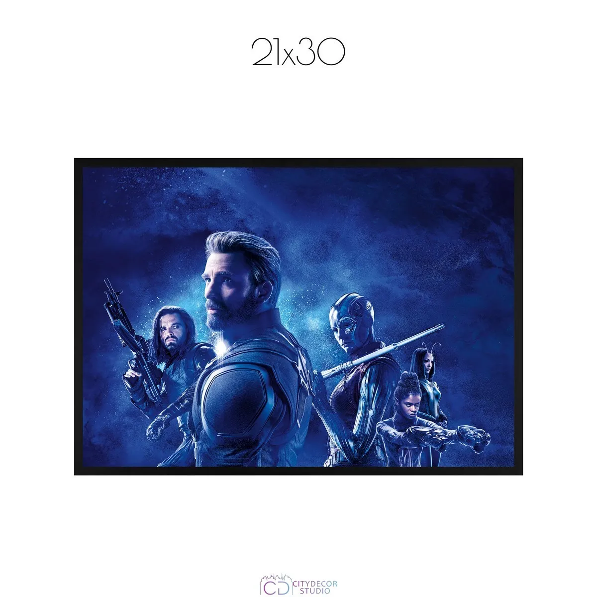 Постер Citydecor Мстители арт. 5 (1 постер 21x30 см без рамы)