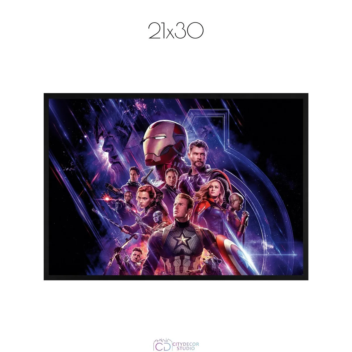 Постер Citydecor Мстители арт. 9 (1 постер 21x30 см без рамы)