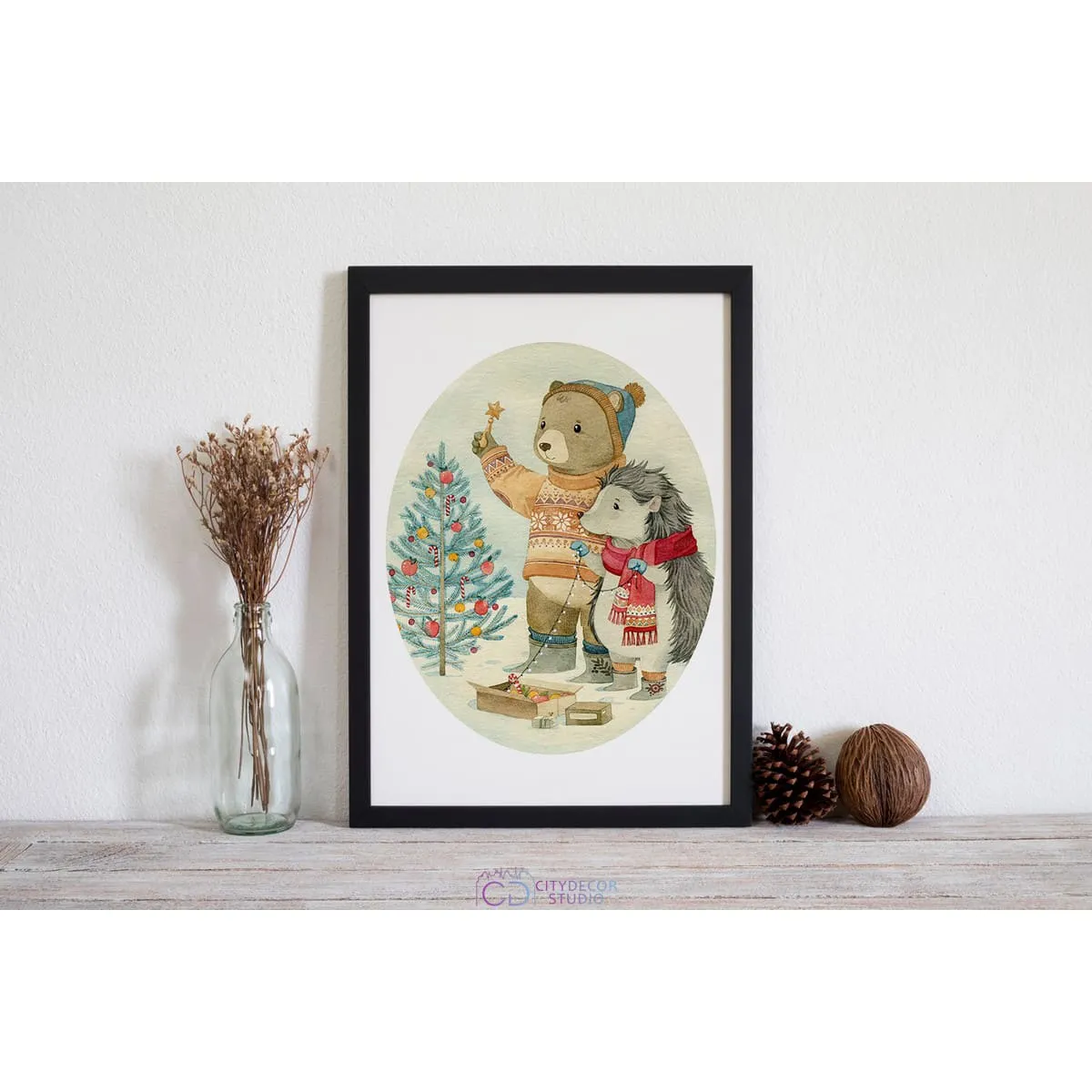 Постер Citydecor New Year арт. 10 (1 постер 21x30 см без рамы)