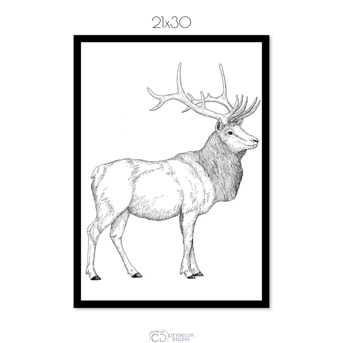 Постер Citydecor New Year арт. 11 (1 постер 21x30 см без рамы)