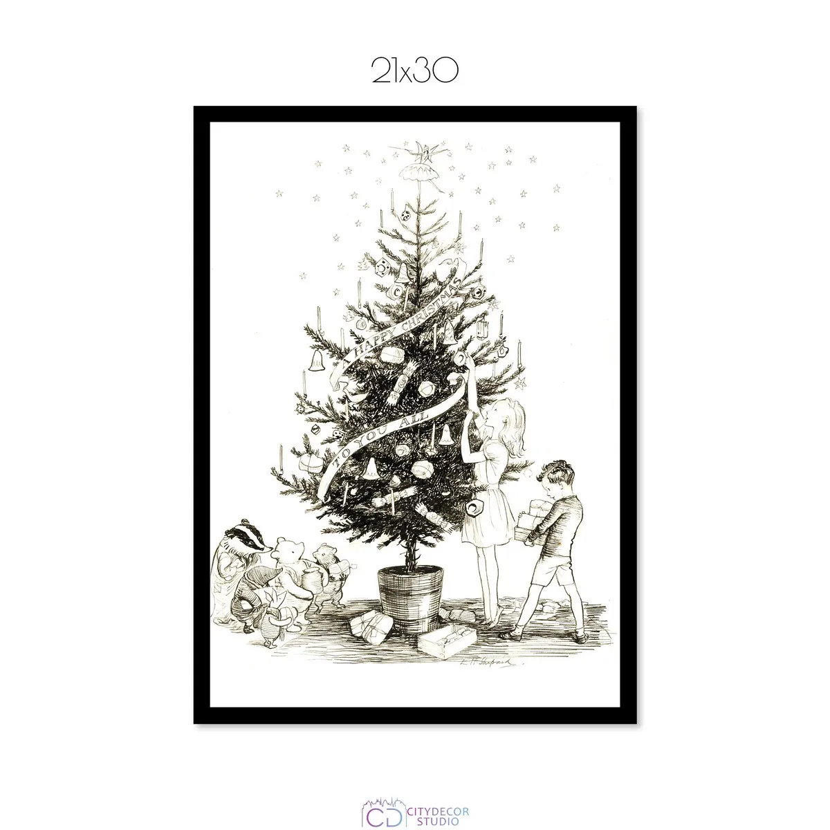 Постер Citydecor New Year арт. 8 (1 постер 21x30 см без рамы)
