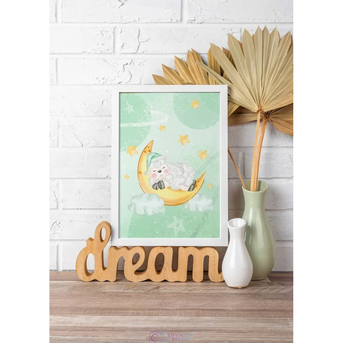 Дизайнерский постер Citydecor Овечки арт. 1 (1 постер 21x30 см без рамы)