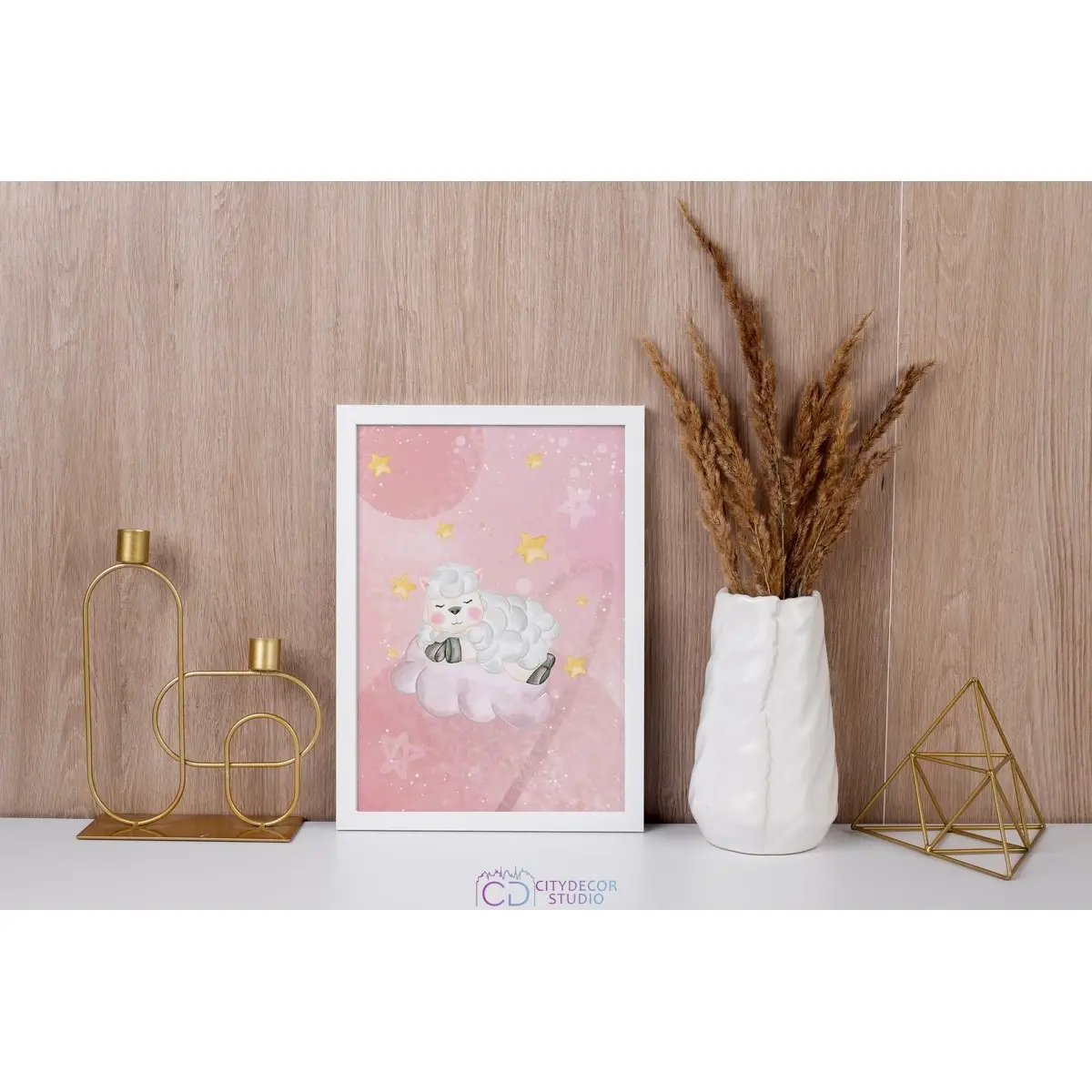 Дизайнерский постер Citydecor Овечки арт. 3 (1 постер 21x30 см без рамы)