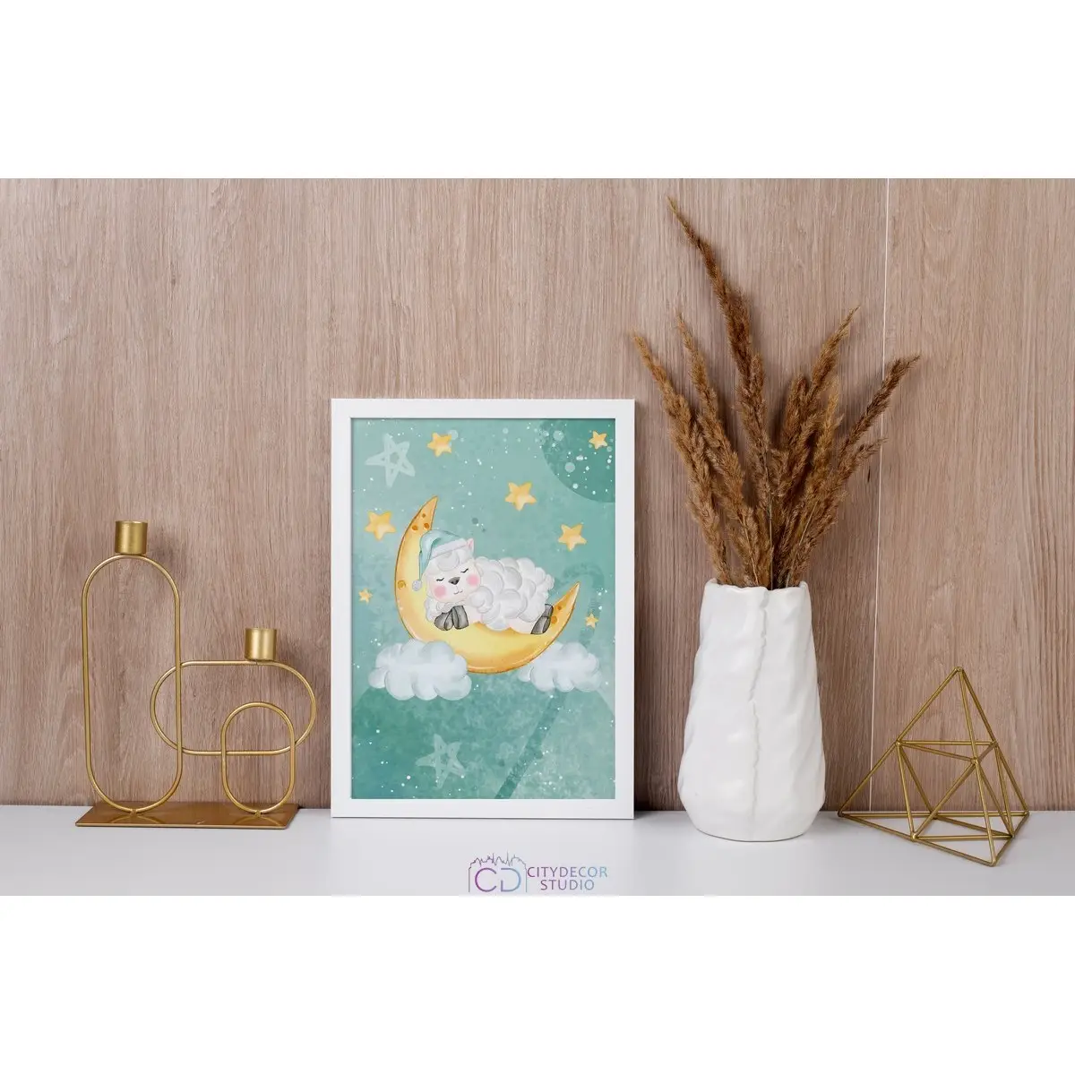 Дизайнерский постер Citydecor Овечки арт. 4 (1 постер 21x30 см без рамы)