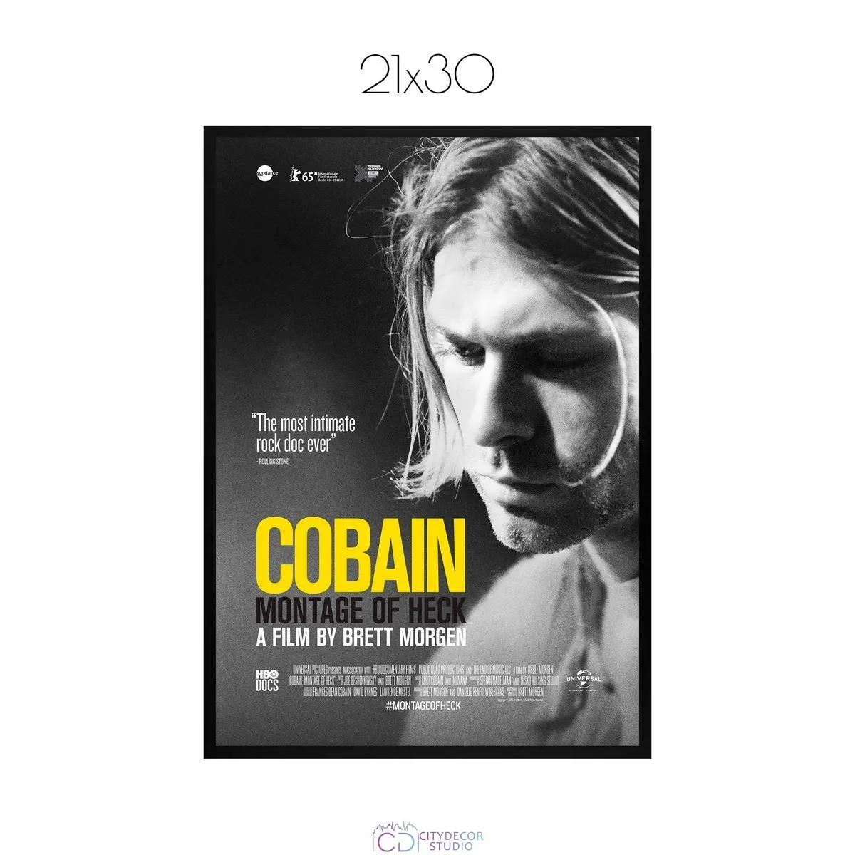 Постер Citydecor Kurt Cobain арт. 2 (1 постер 21x30 см без рамы)