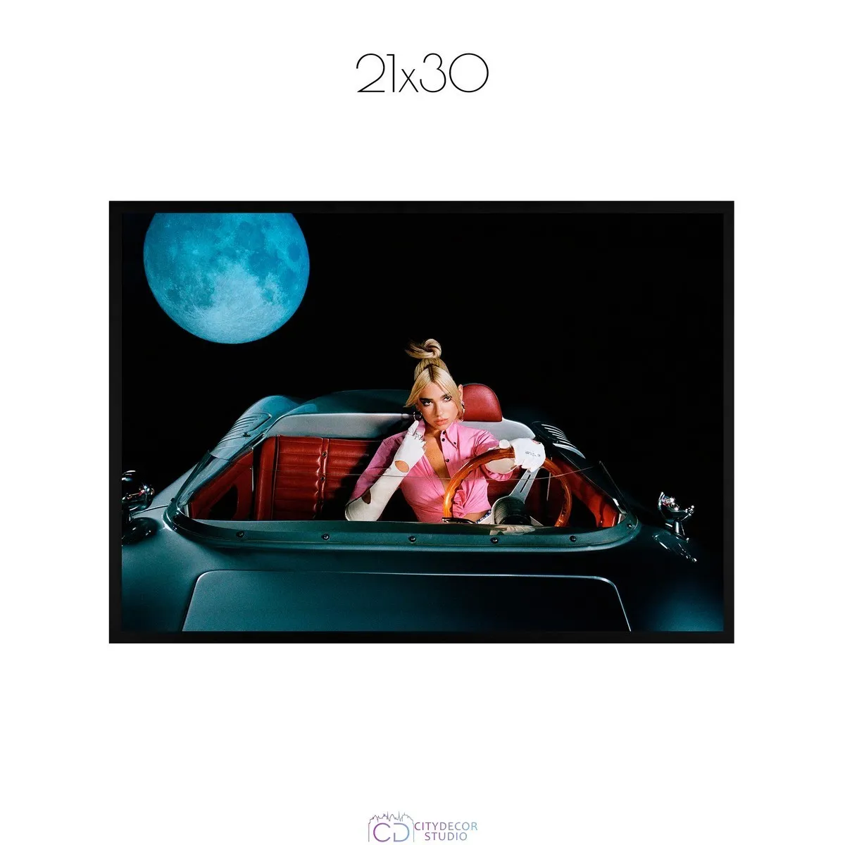 Постер Citydecor Dua Lipa арт. 2 (1 постер 21x30 см без рамы)