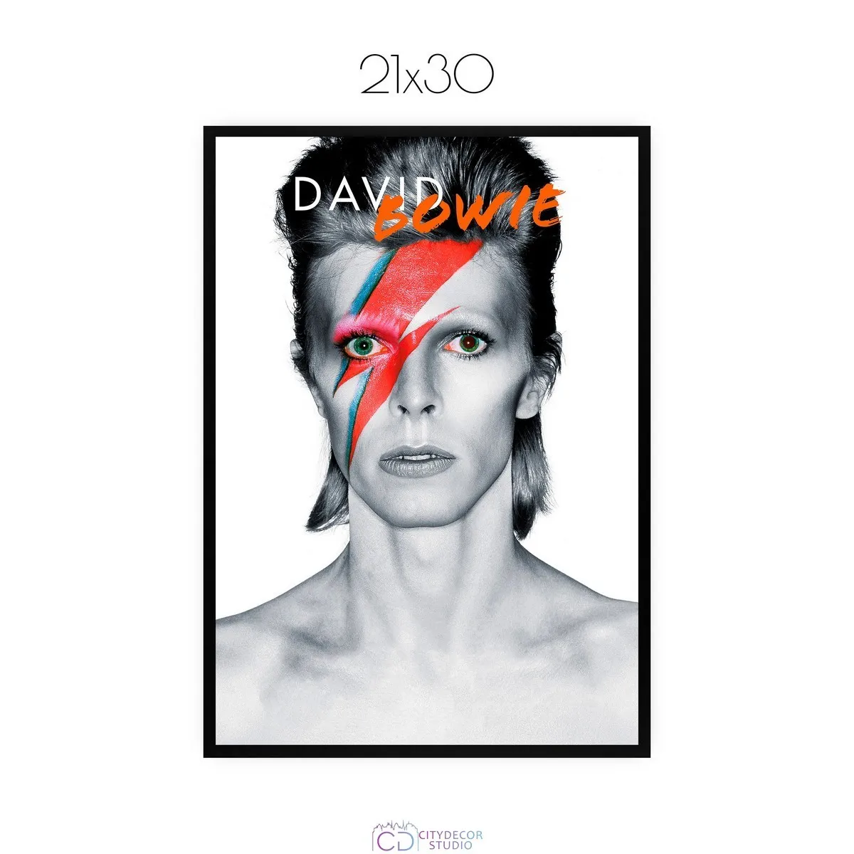 Постер Citydecor David Bowie арт. 1 (1 постер 21x30 см без рамы)
