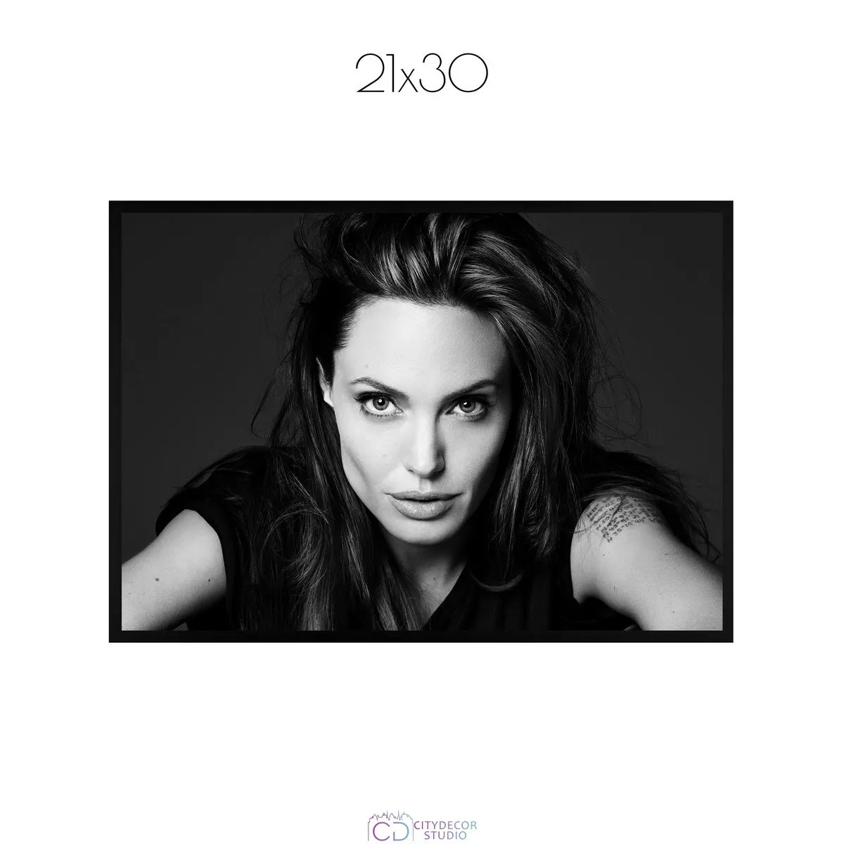 Постер Citydecor Angelina Jolie арт. 1 (1 постер 21x30 см без рамы)