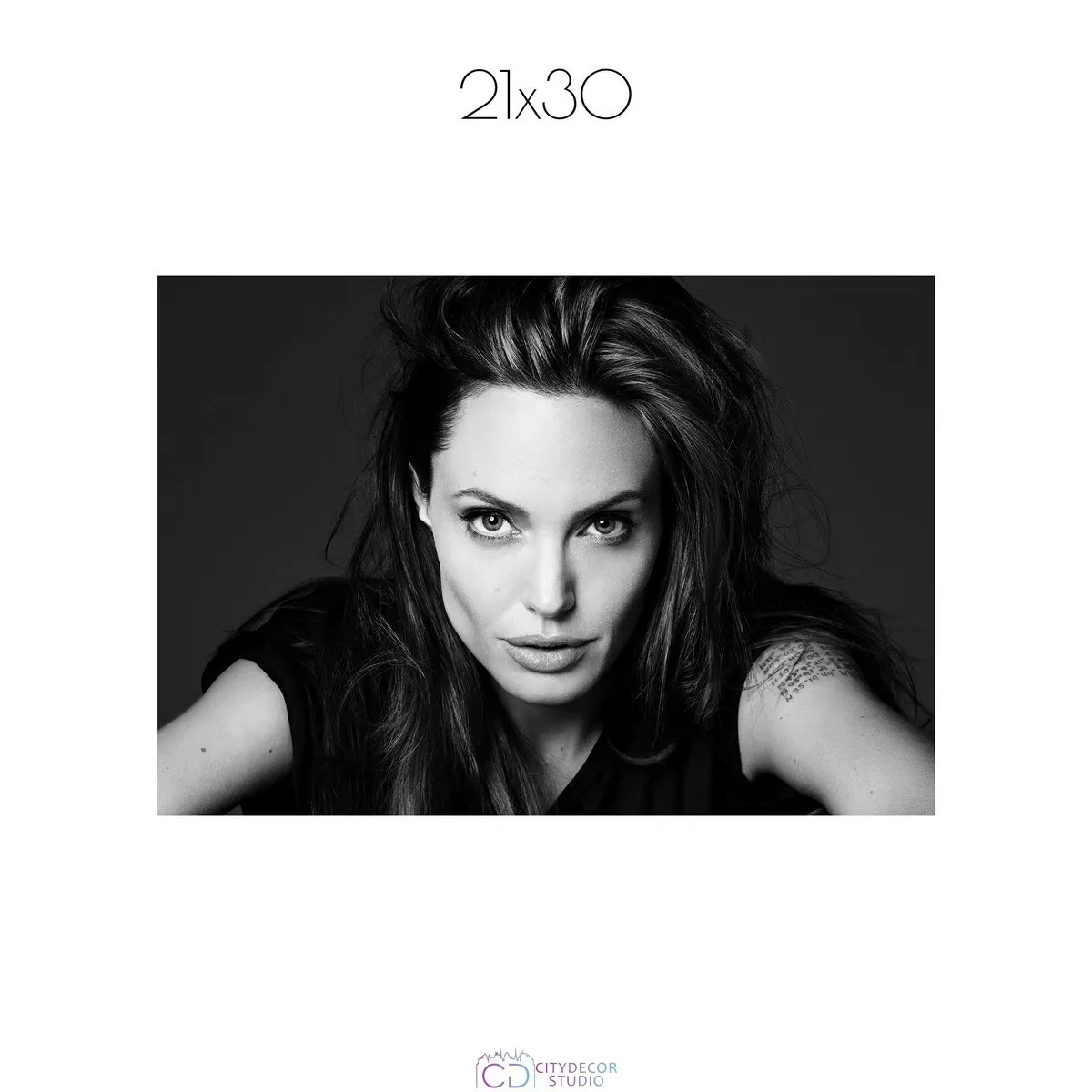 Постер Citydecor Angelina Jolie арт. 1 (1 постер 21x30 см без рамы)