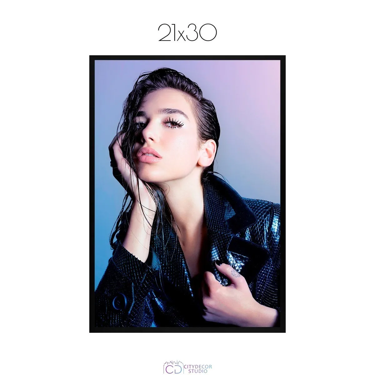 Постер Citydecor Dua Lipa арт. 1 (1 постер 21x30 см без рамы)