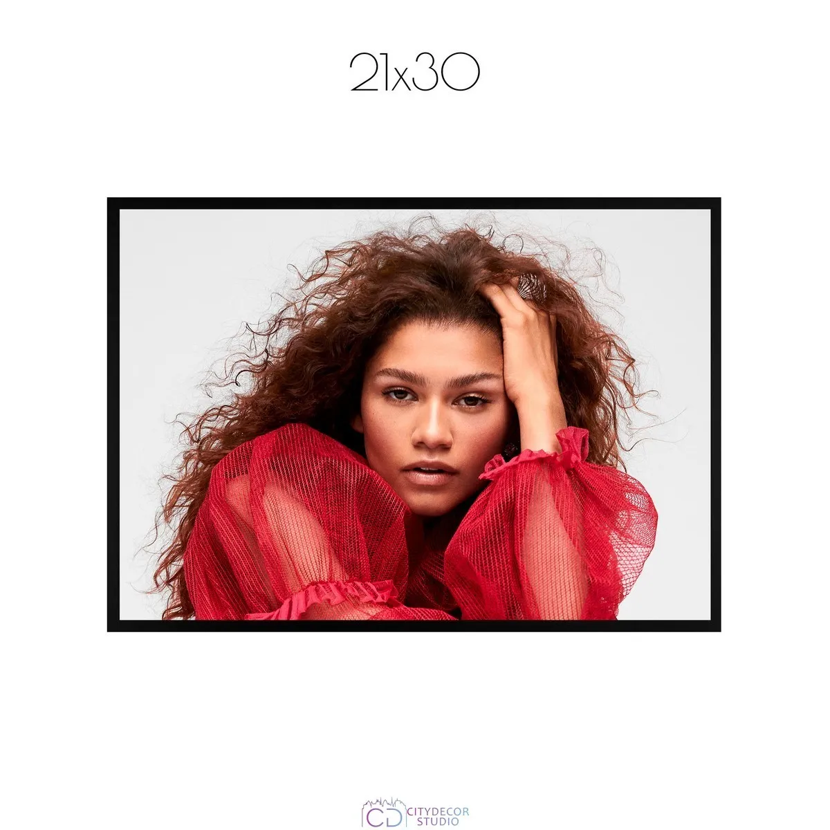 Постер Citydecor Zendaya арт. 1 (1 постер 21x30 см без рамы)