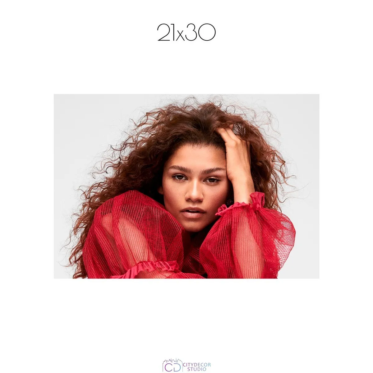 Постер Citydecor Zendaya арт. 1 (1 постер 21x30 см без рамы)