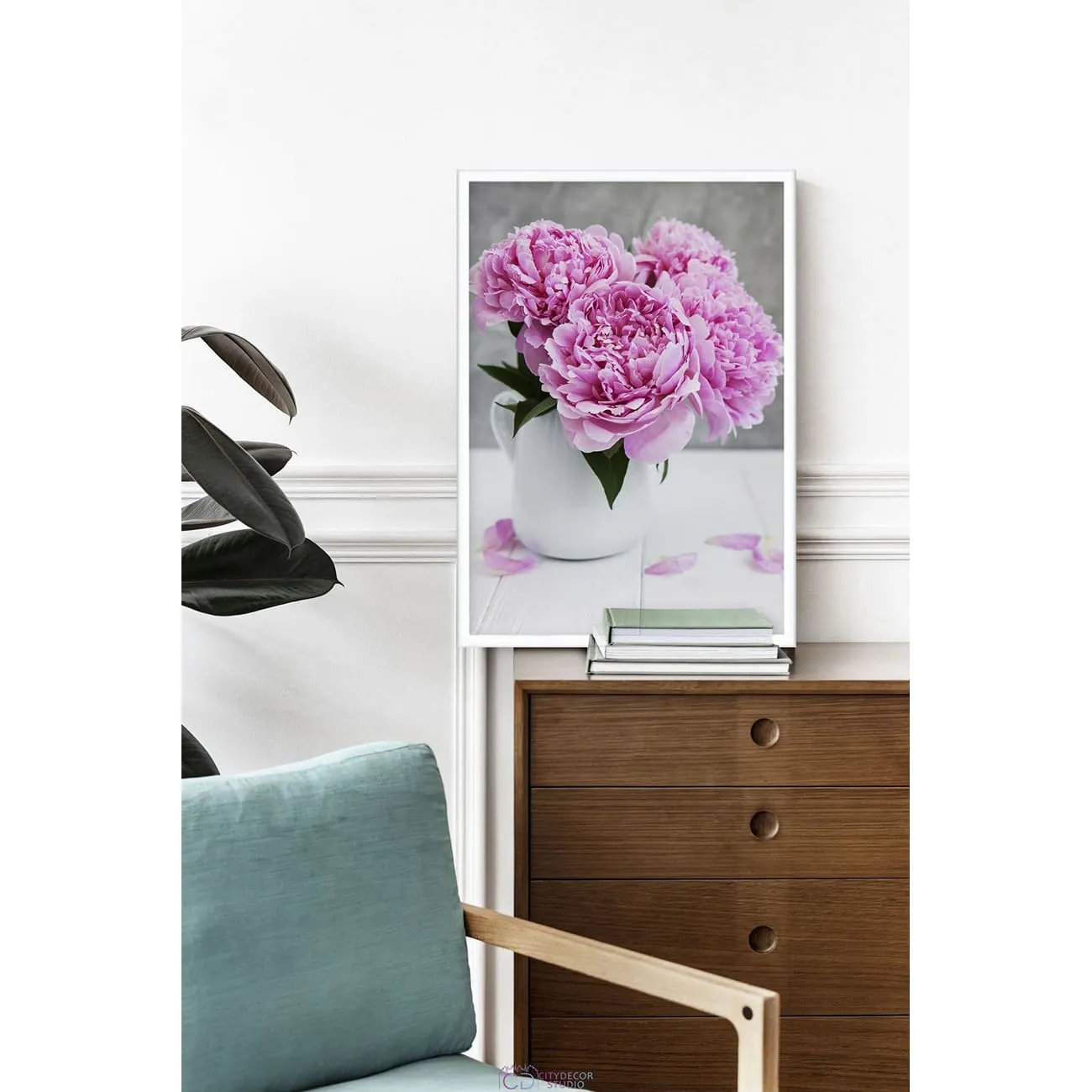 Постер Citydecor Пион арт. 3 (1 постер 21x30 см без рамы)