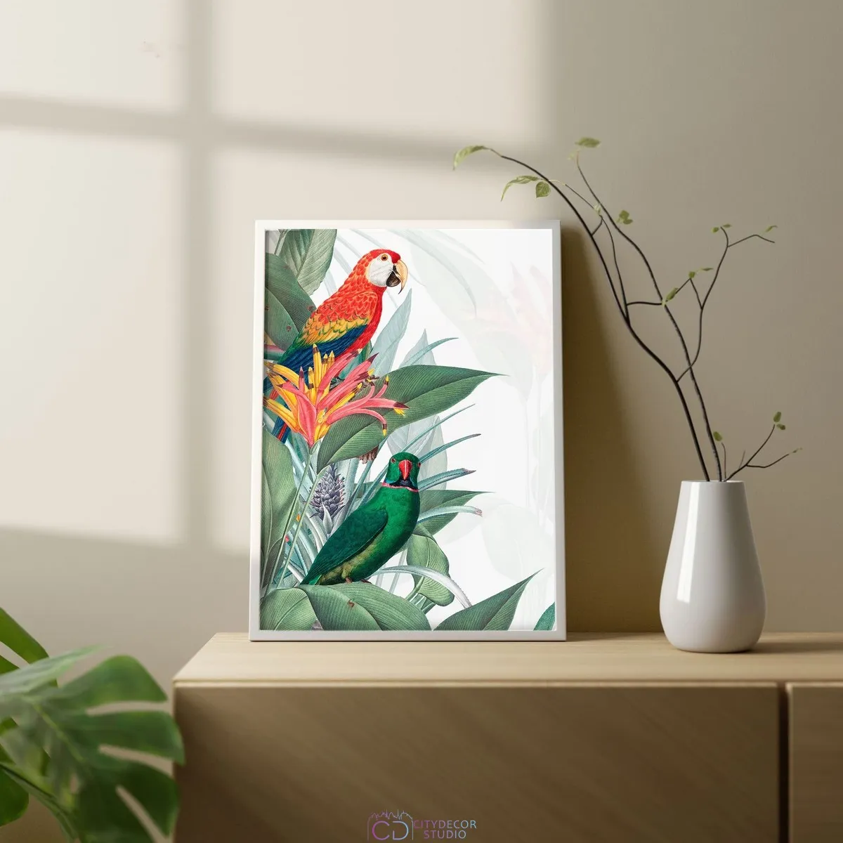 Постер Citydecor Попугайчики арт. 8 (1 постер 21x30 см без рамы)