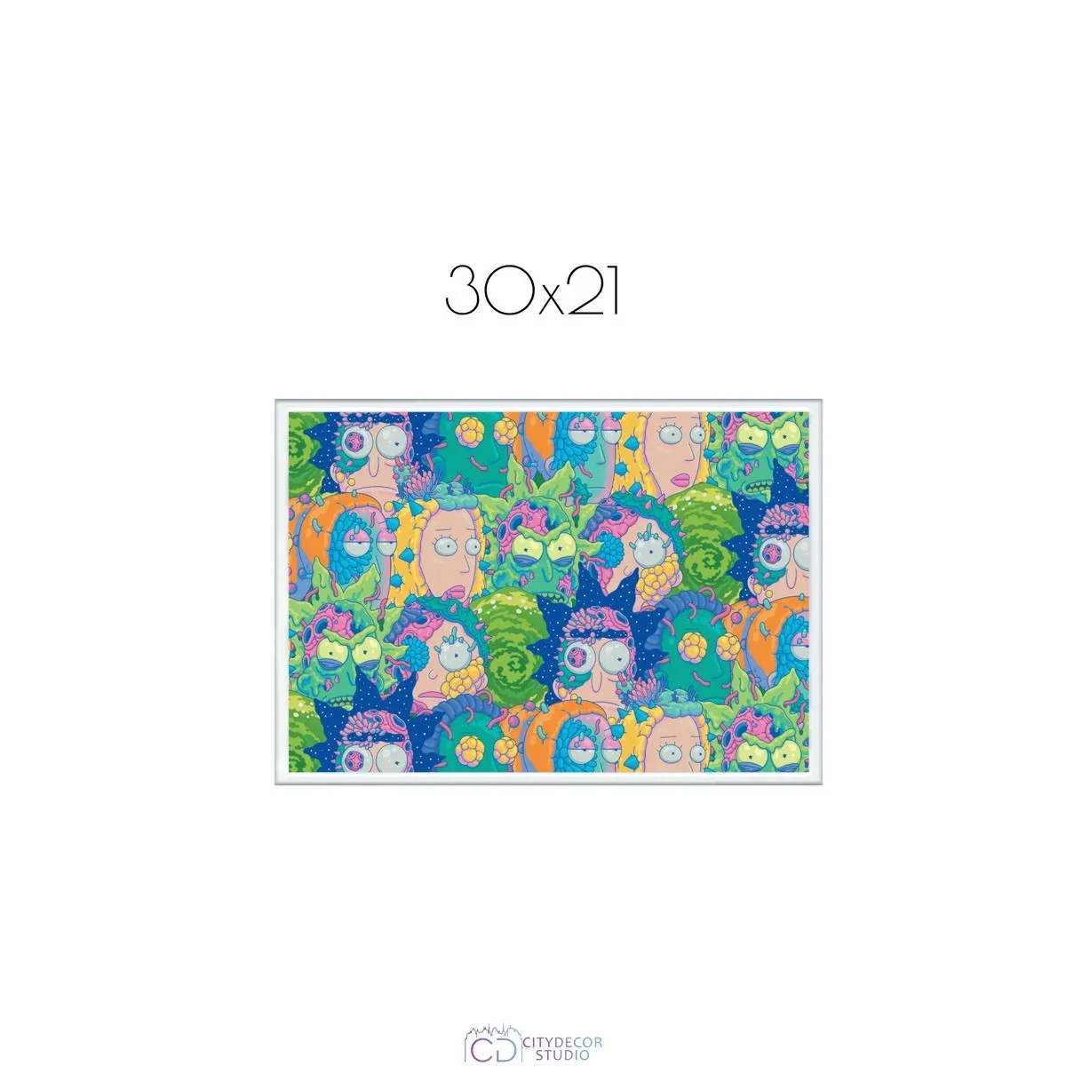 Постер Citydecor Рик и Морти арт. 7 (1 постер 21x30 см без рамы)