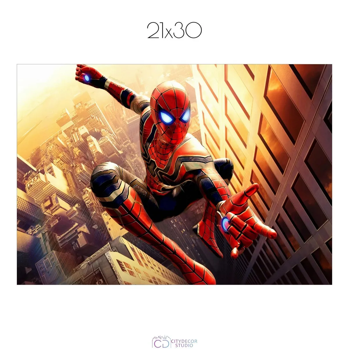 Постер Citydecor Человек-паук арт. 11 (1 постер 21x30 см без рамы)