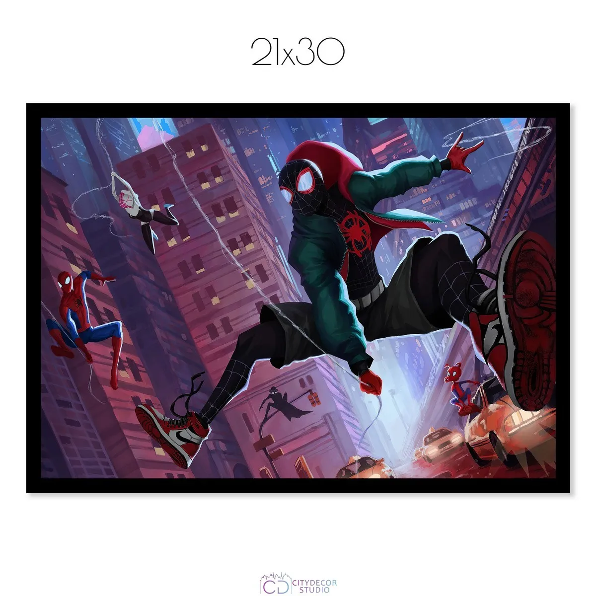 Постер Citydecor Человек-паук арт. 22 (1 постер 21x30 см без рамы)