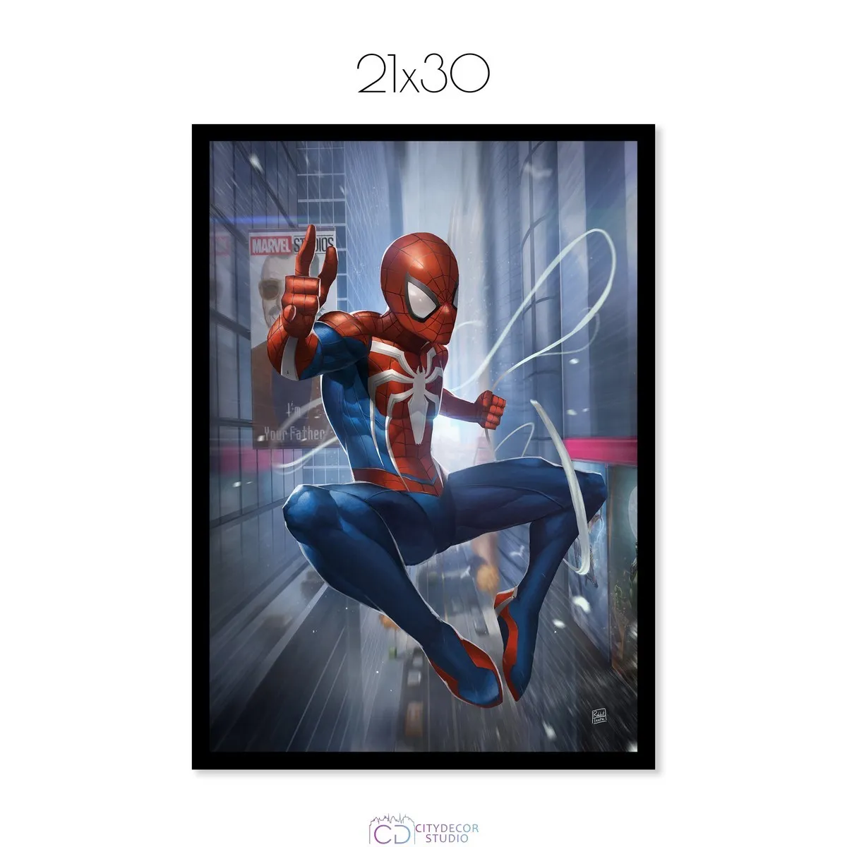 Постер Citydecor Человек-паук арт. 38 (1 постер 21x30 см без рамы)