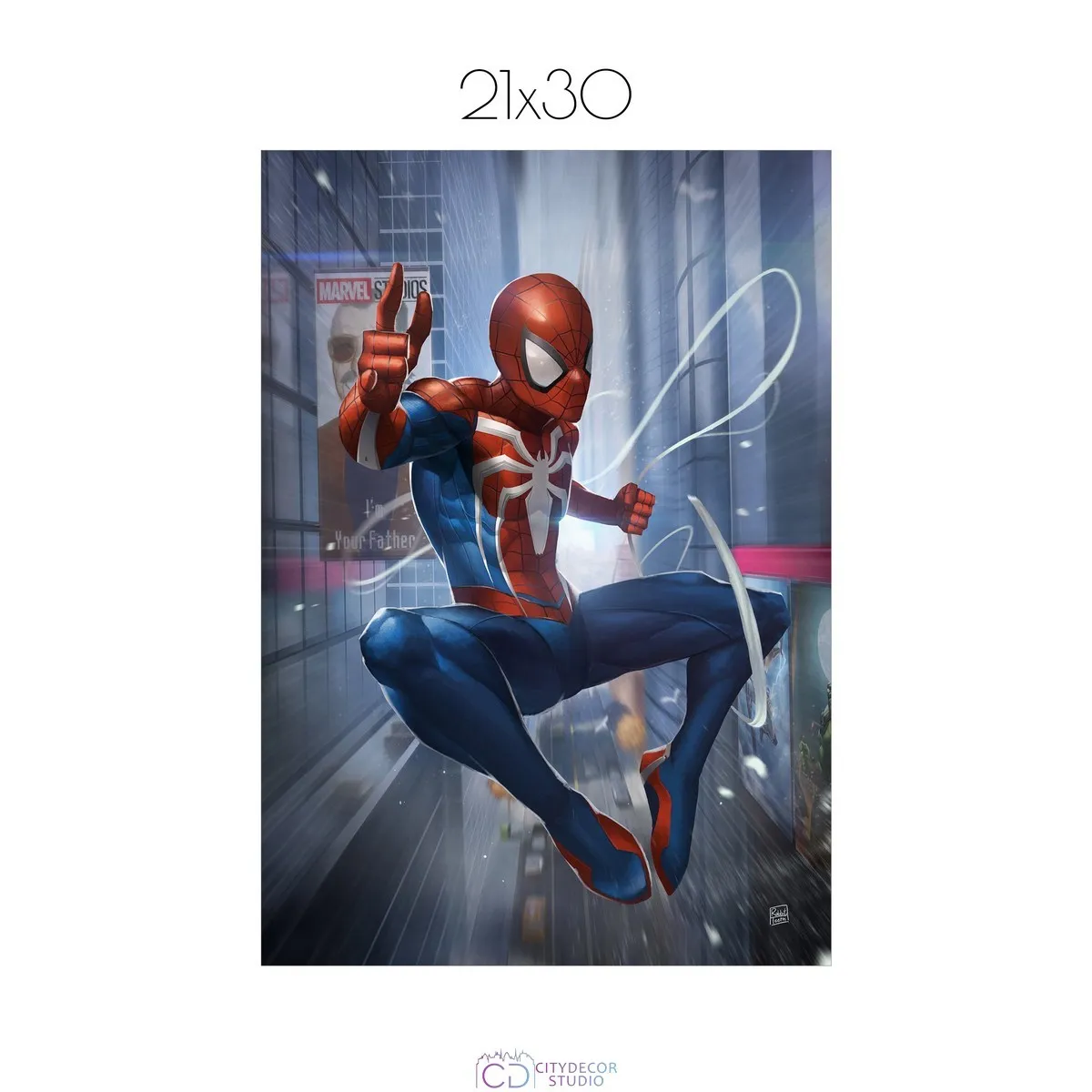 Постер Citydecor Человек-паук арт. 38 (1 постер 21x30 см без рамы)