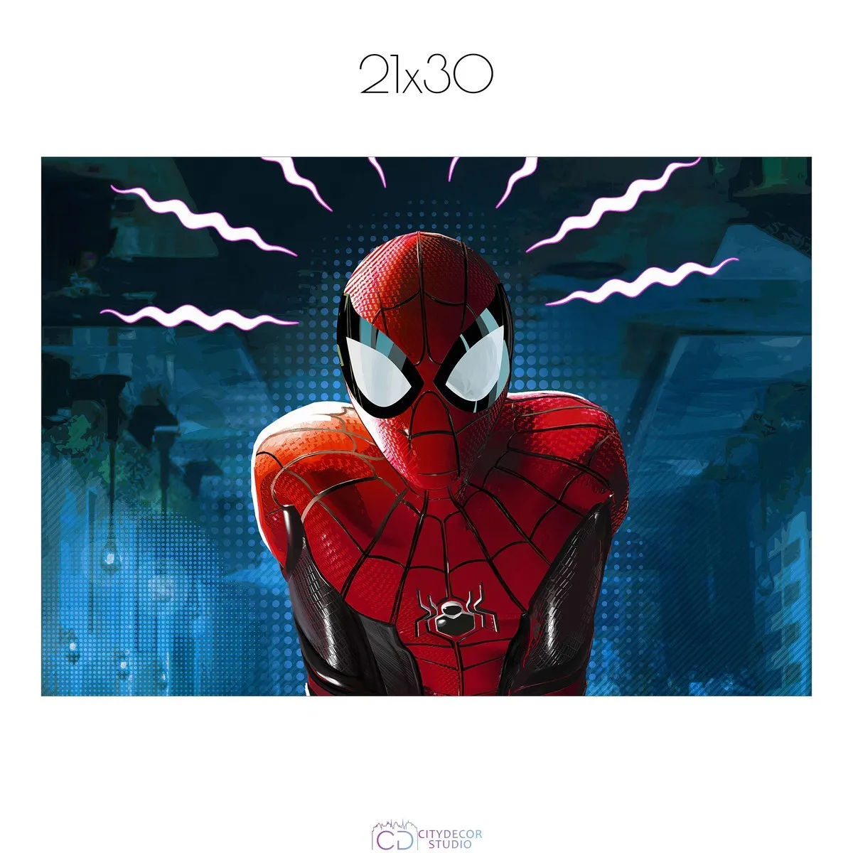 Постер Citydecor Человек-паук арт. 47 (1 постер 21x30 см без рамы)