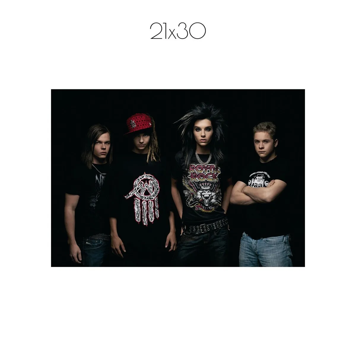 Постер Citydecor Tokio Hotel арт. 6 (1 постер 21x30 см без рамы)