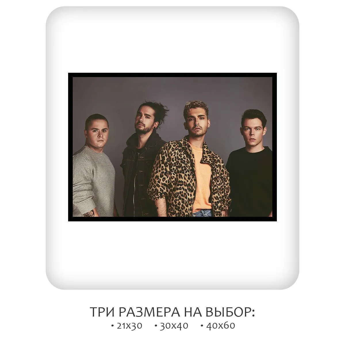 Постер Citydecor Tokio Hotel арт. 8 (1 постер 21x30 см без рамы)