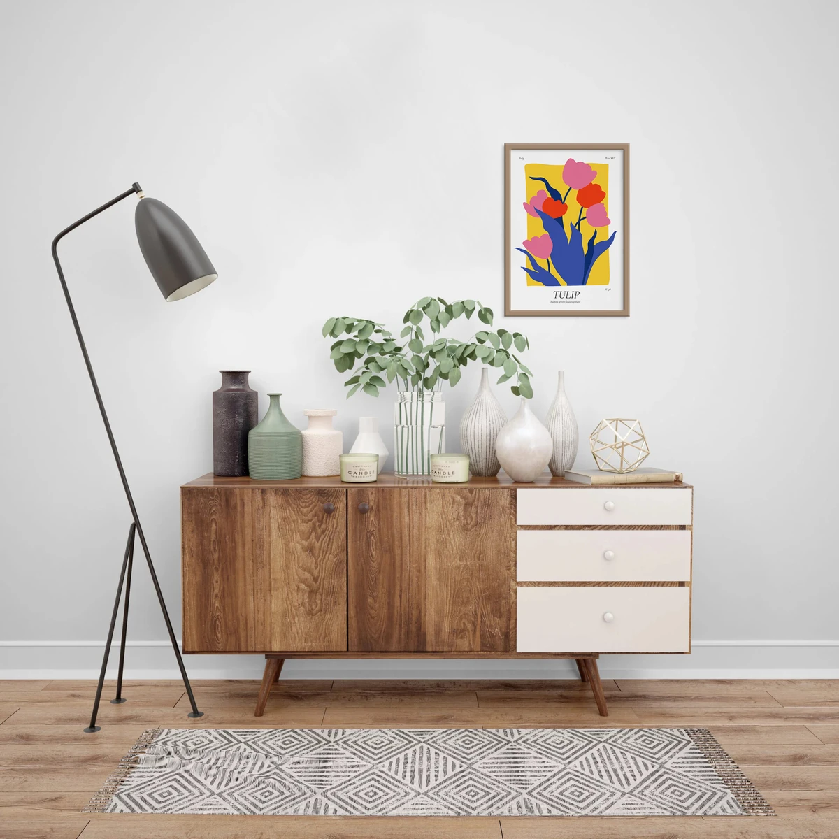 Постер Citydecor Tulip (1 постер 21x30 см без рамы)