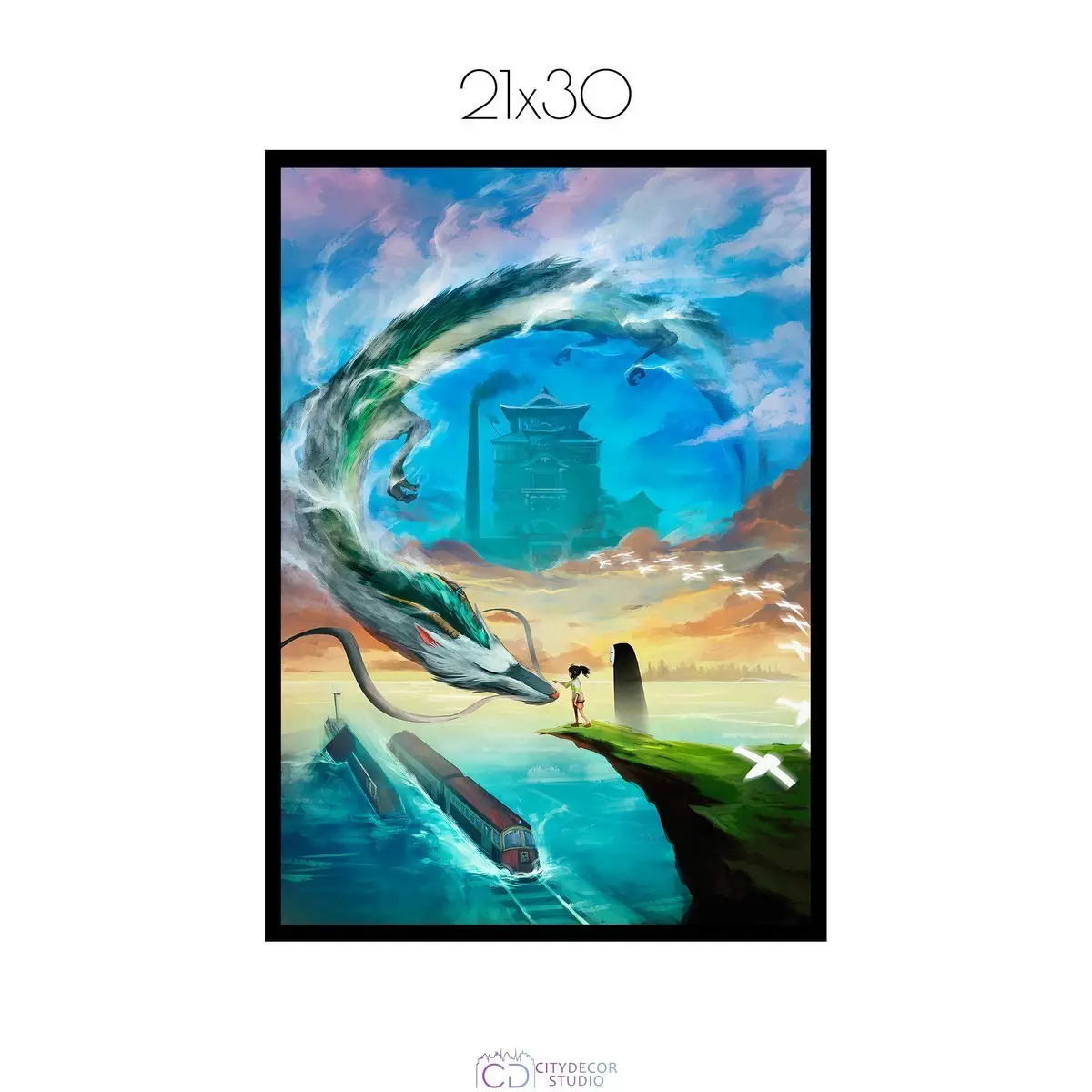 Постер Citydecor Унесённые призраками арт. 11 (1 постер 21x30 см без рамы)