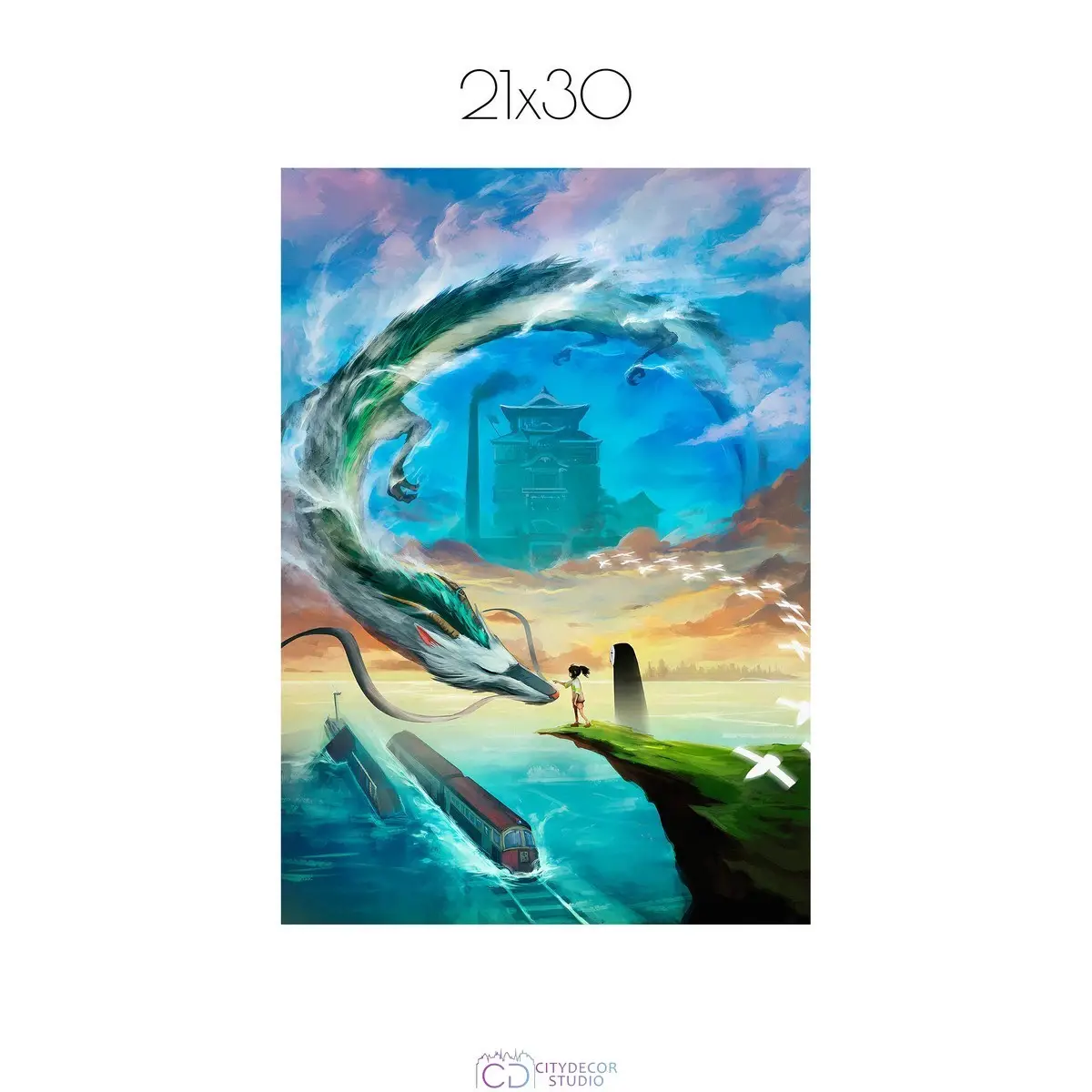Постер Citydecor Унесённые призраками арт. 11 (1 постер 21x30 см без рамы)