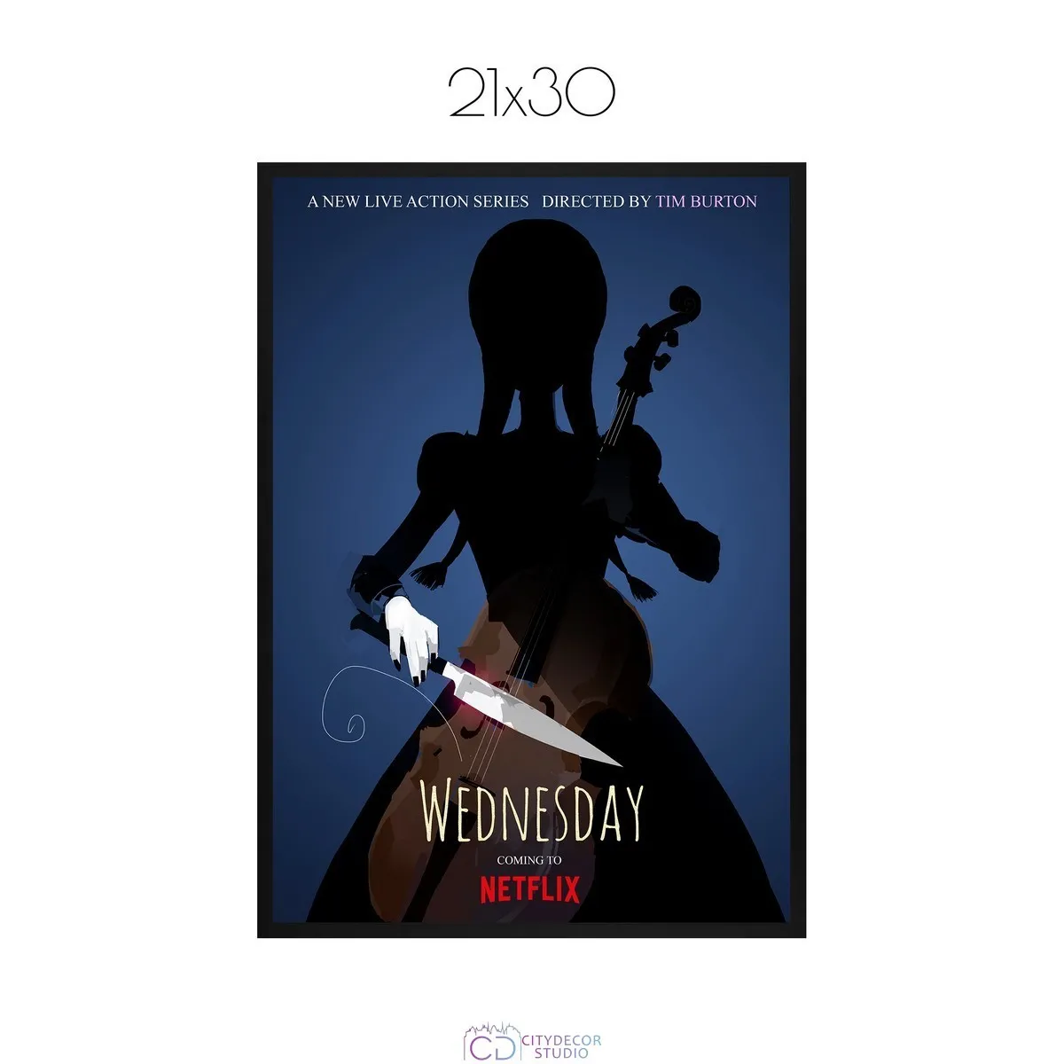 Постер Citydecor Wednesday арт. 6 (1 постер 21x30 см без рамы)