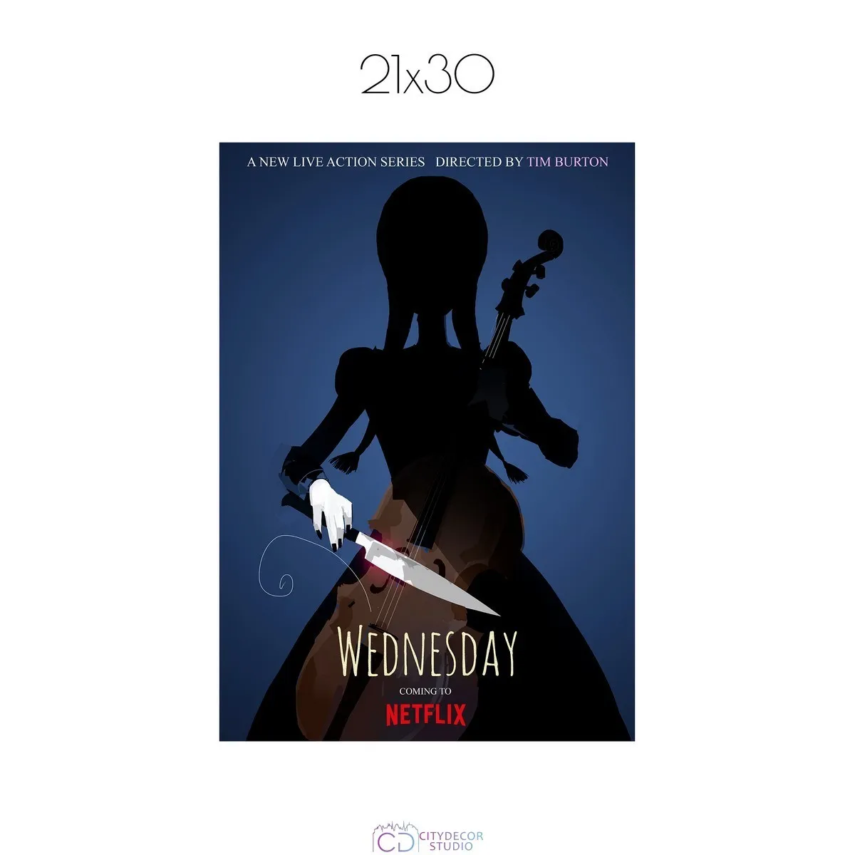 Постер Citydecor Wednesday арт. 6 (1 постер 21x30 см без рамы)