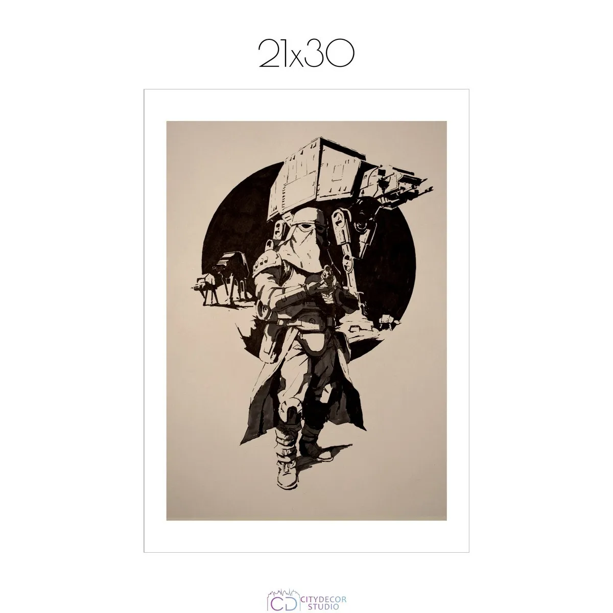 Постер Citydecor Звездные воины арт. 17 (1 постер 21x30 см без рамы)