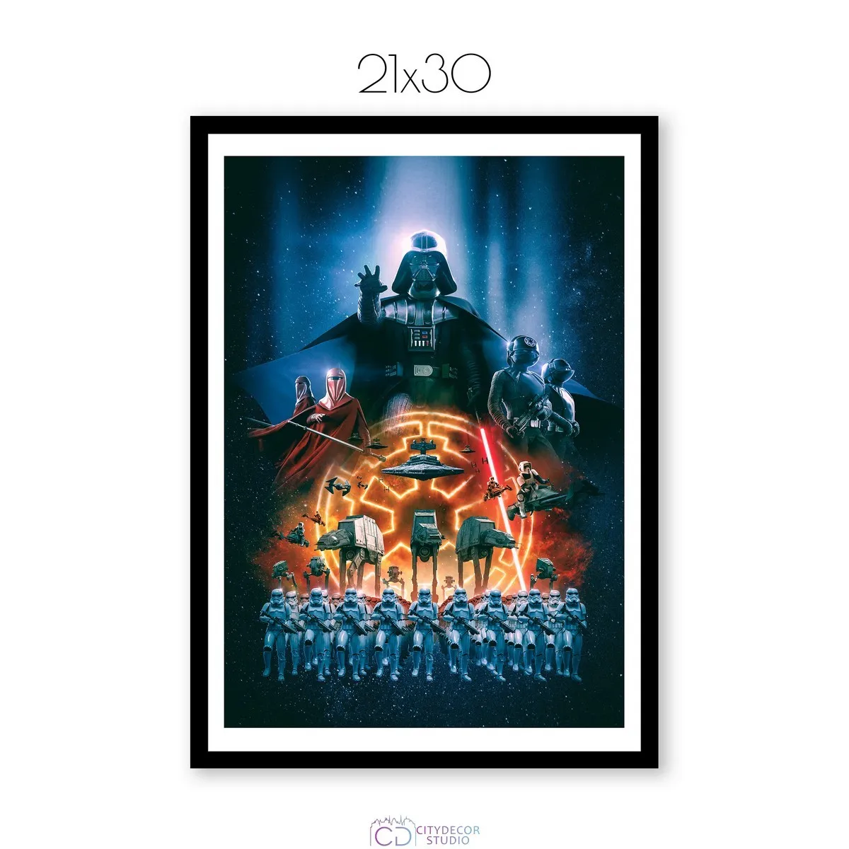 Постер Citydecor Звездные воины арт. 2 (1 постер 21x30 см без рамы)