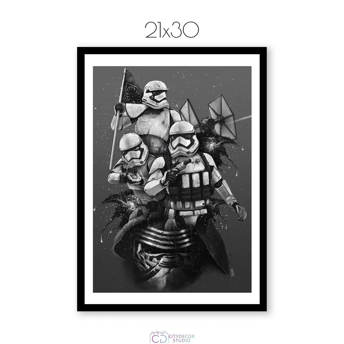Постер Citydecor Звездные воины арт. 9 (1 постер 21x30 см без рамы)