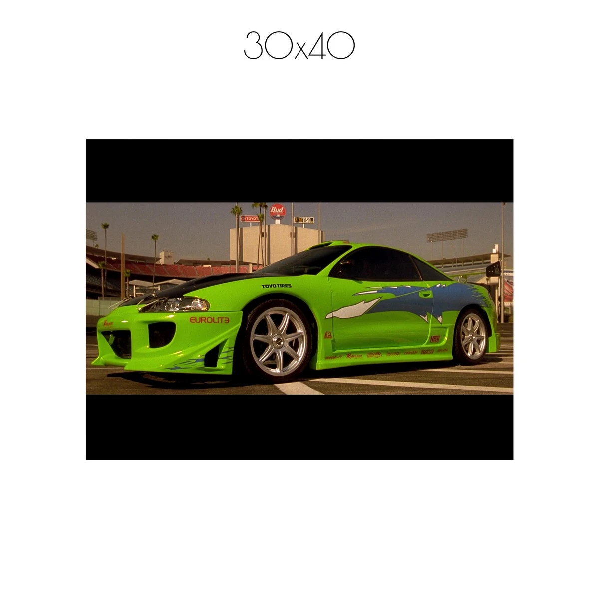 Постер Citydecor Форсаж арт. 14 (1 постер 30x40 см без рамы)